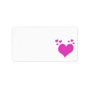 Etiqueta El día de San Valentín de los corazones de las
