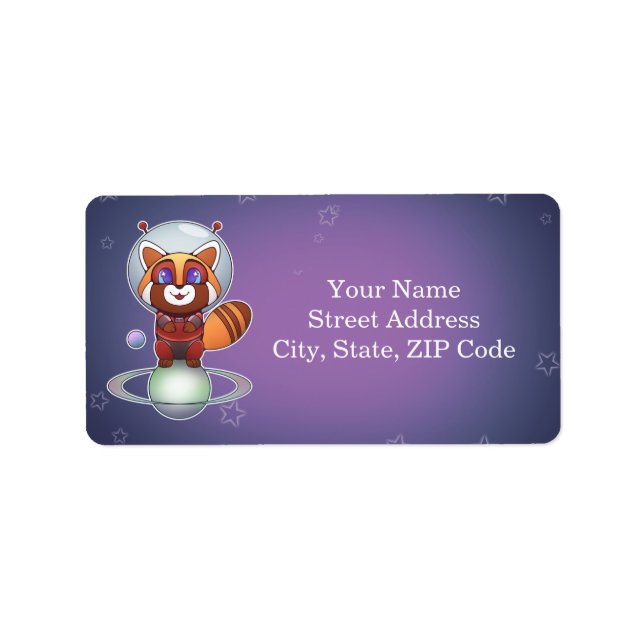 Etiqueta ¡El espacio Panda Chippy! (Frente)