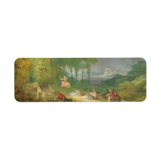 Etiqueta El giro de Jean-Honore Fragonard (Frente)