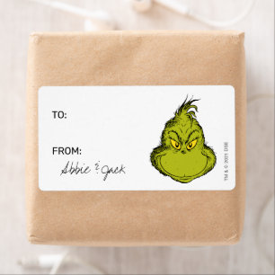 Etiqueta El Grinch Navidad - Para De Calcomanías
