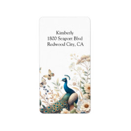 Etiqueta El majestuoso pavo real