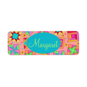 Etiqueta El Naranja de coral personaliza el arte de la tram