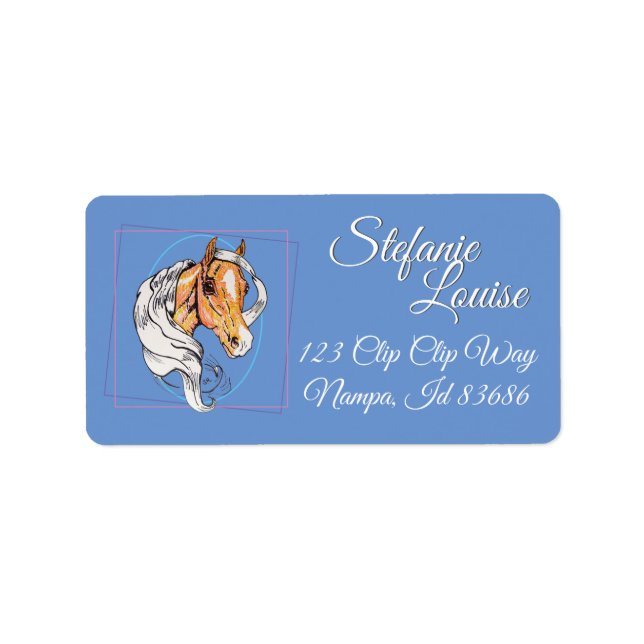 Etiqueta El Palomino (azul) (Frente)