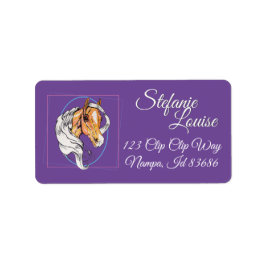 Etiqueta El Palomino (púrpura)