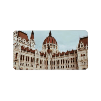 Etiqueta El Parlamento húngaro, Budapest, Hungría