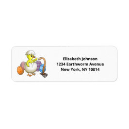 Etiqueta El pollito de Pascua recién nacido