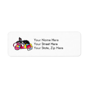 Etiqueta El Schnauzer feliz soña invierno