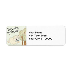 Etiqueta el señor es mi cristalista de los niños de shepard