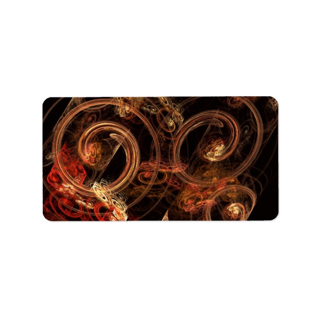 Etiqueta El sonido del arte abstracto de la música (Frente)