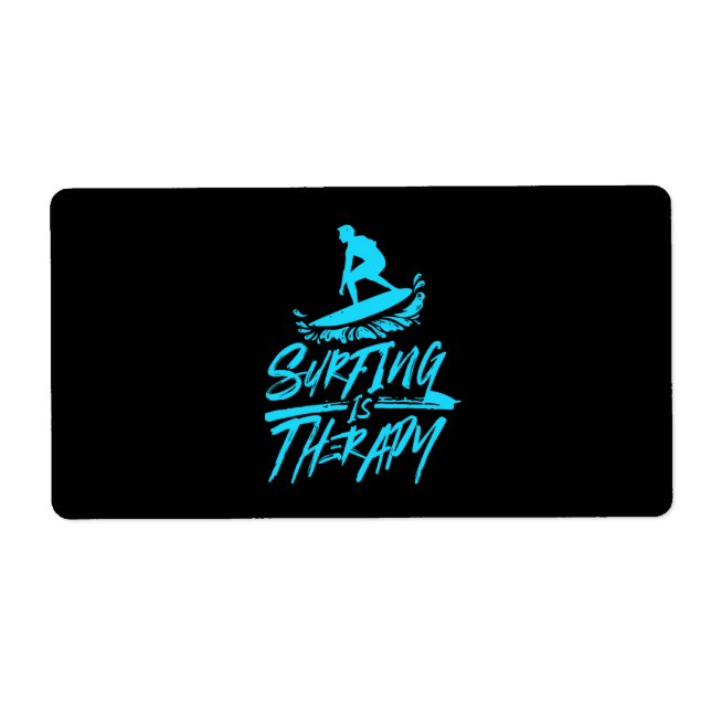 Etiqueta El Surf Es Terapia (Frente)