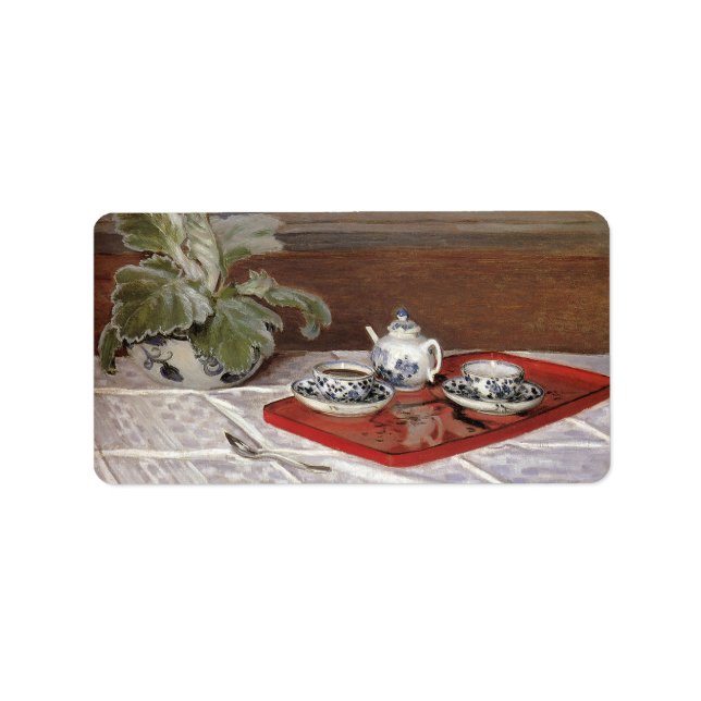 Etiqueta El té de Claude Monet (Frente)