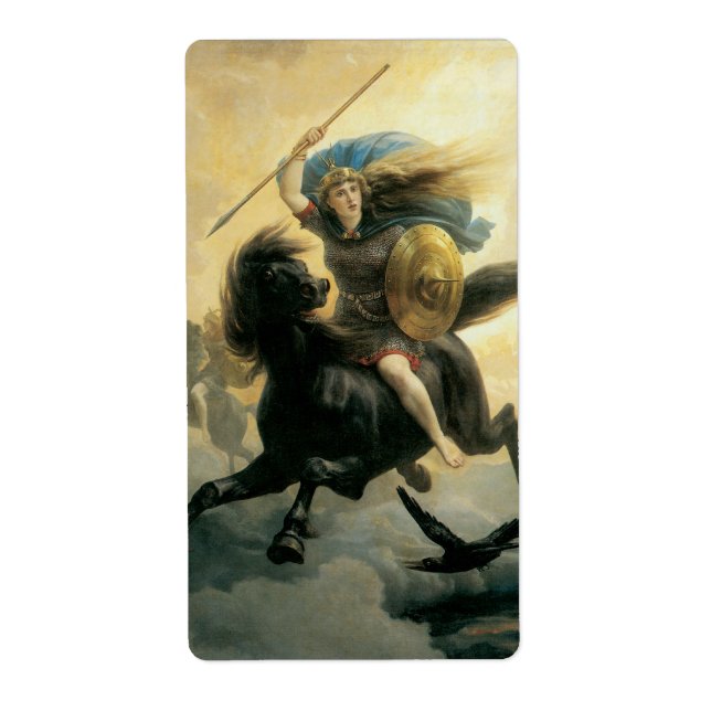 Etiqueta El Valkyrie, 1869 (Frente)