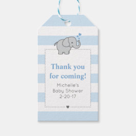 Etiqueta elefante de Baby Shower - Boy