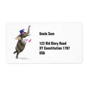 Etiqueta Elefante GOP