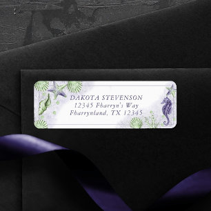 Etiqueta Elegancia Costera   Dirección de Retorno del Mar V