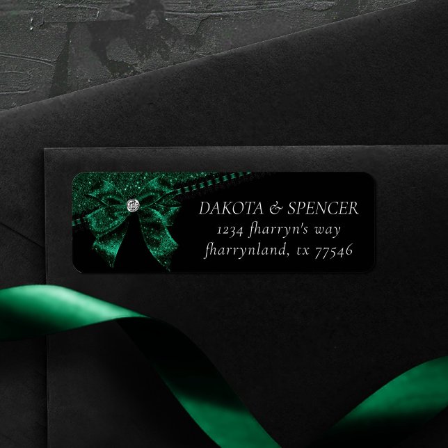 Etiqueta Elegancia gótica | Dirección Darald Emerald Green  (Subido por el creador)