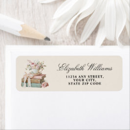 Etiqueta Elegant Floral Her Next Chapter Bridal Shower 