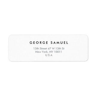 Etiqueta Elegant Minimal Business Branding