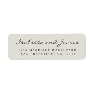 Etiqueta Elegante caligrafía Nombres Boda Dirección de devo