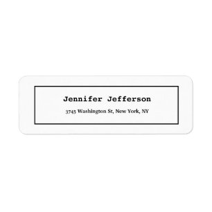 Etiqueta Elegante Clásico Profesional