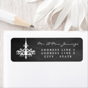 Etiqueta Elegante colección de Bodas de Chalkboard