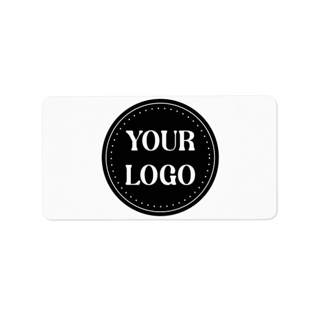 Etiqueta Elegante, contemporáneo, refinado y personalizable (Frente)