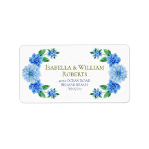 Elegante dirección Boda Blue Dahlia
