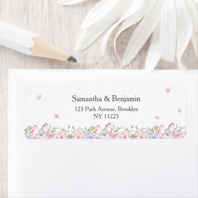 Etiqueta Elegante dirección Boda Sakura Cherry Blossom (In situ)