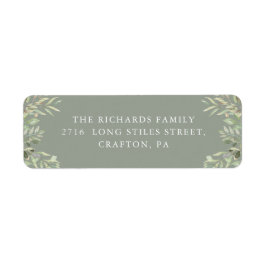 Etiqueta Elegante dirección de retorno de vegetación de col