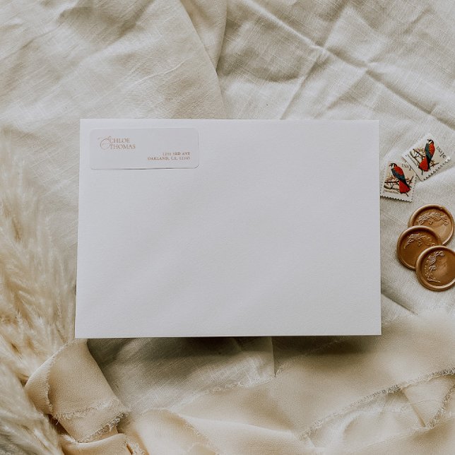 Etiqueta Elegante dirección de retorno del Boda clásico Min (Subido por el creador)