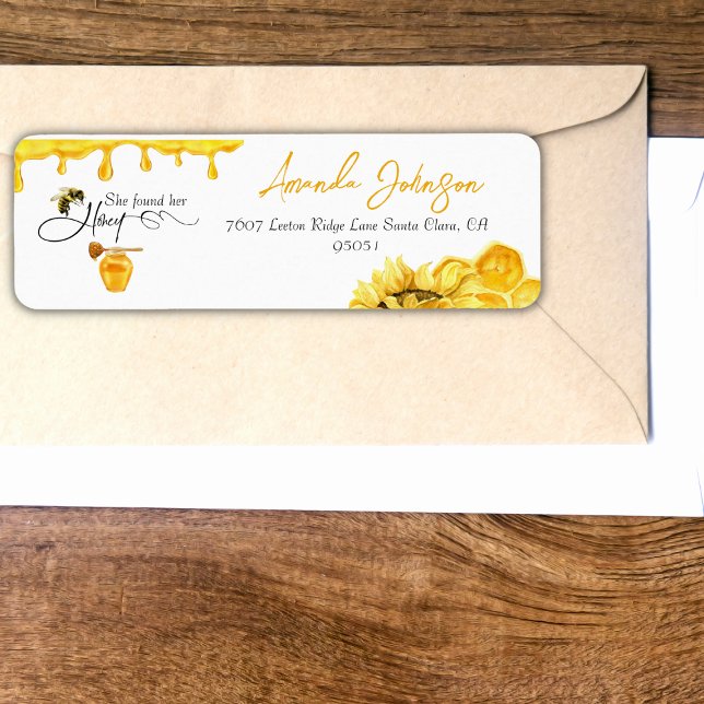 Etiqueta Elegante, Encontró Su Ducha De Novias De Abeja (Subido por el creador)