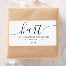 Elegante familia de direcciones de escritura en ve