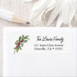 Etiqueta Elegante Fiesta de dirección de feriado de Winter