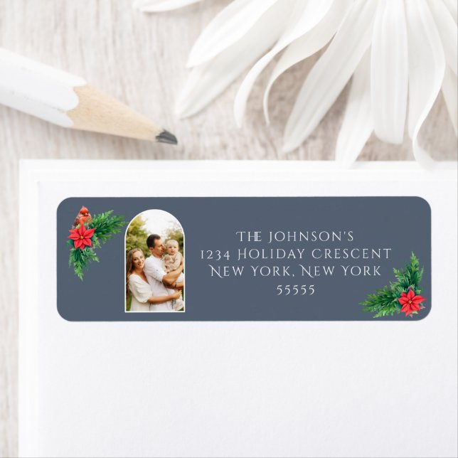 Etiqueta Elegante foto vegetación de invierno (In situ)