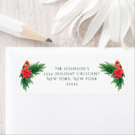 Etiqueta Elegante foto vegetación de invierno