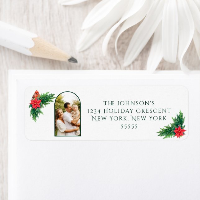 Etiqueta Elegante foto vegetación de invierno (In situ)