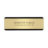Elegante Gold Simple Plantilla Profesional Moderna