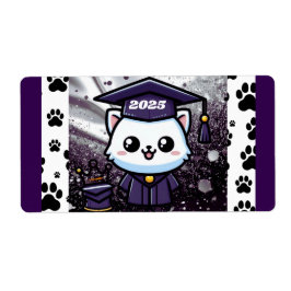 Etiqueta Elegante Gratuación Kitty Purple Gown Balloon