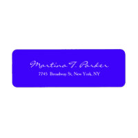 Elegante Guión Ultramarino Azul Feminina Única