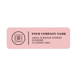 Etiqueta Elegante logotipo de negocio personalizado para di