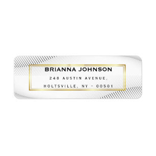 Etiqueta Elegante Lujo Boutique White Gold