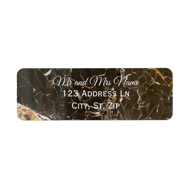 Etiqueta Elegante Mable (Frente)