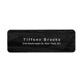 Etiqueta Elegante, moderna y elegante madera gris