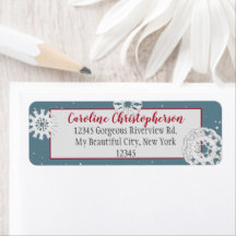 Elegante Navidades de copos de nieve de gato de pe