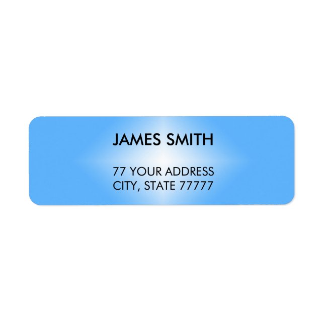 Etiqueta Elegante Personalizable de degradado de diamantes  (Frente)