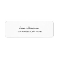 Elegante profesional de escritura a mano en blanco