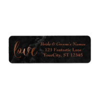 Elegante Relieve metalizado de cobre falso, guión 