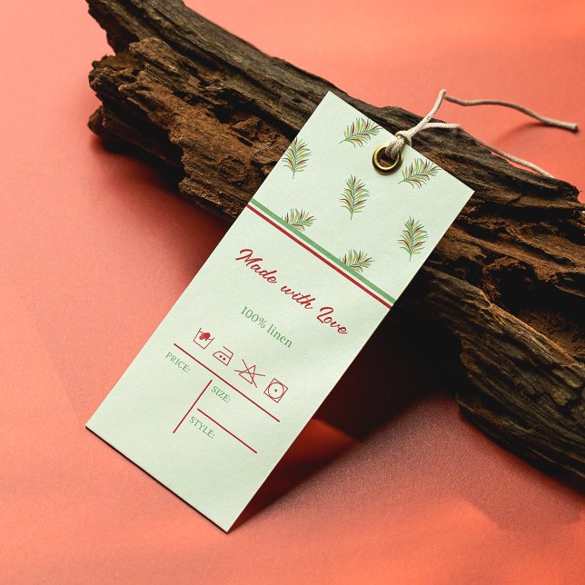 Etiqueta elegante Retro de ropa tamaño de precio d (Subido por el creador)