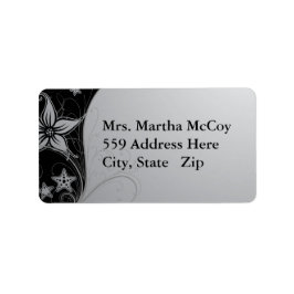 Etiqueta Elegante Starfish Beach y Stargazer Lilly Labels