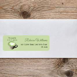 Etiqueta Elegante tema de café combinación perfecta de té v